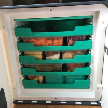 Terra's Kitchen's reusable fridge for food
